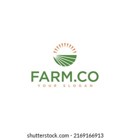 farm logo, icon and vector