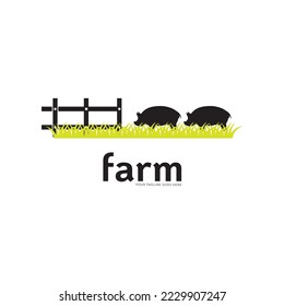farm logo icon vector template.