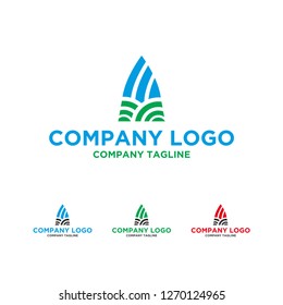 farm logo with letter a