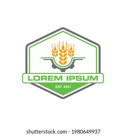 farm logo , nature logo vector