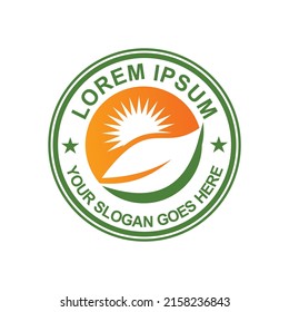 farm logo , nature logo vector