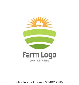 Farm Logo, Organic Product Sign and logo. Vector. EPS 10