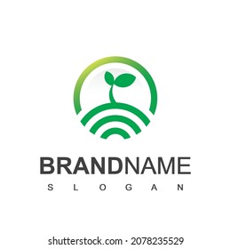 Farm Logo Template, Agriculture Company Symbol