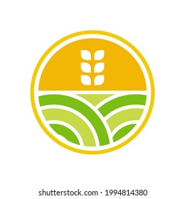 farm logo template vector icon