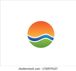 Farm logo template vector image