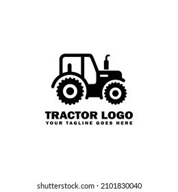 Farm logo. Tractor logo design vector