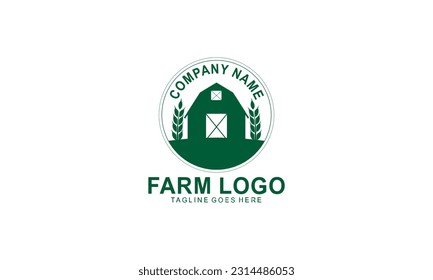 farm logo vector. farm logo