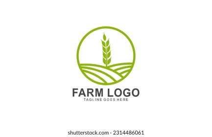 farm logo vector. farm logo