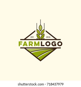 farm logo vector
