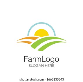 Farm logo vector design template