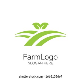 Farm logo vector design template
