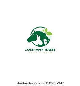 Farm logo vector design template