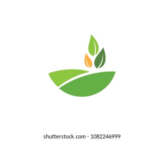Farm logo vector icon template