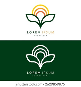  ilustração do vetor do logotipo da fazenda, ilustração do vetor do logotipo da agricultura