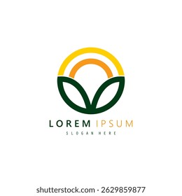  ilustração do vetor do logotipo da fazenda, ilustração do vetor do logotipo da agricultura