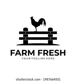 farm logo vector illustration template design