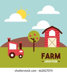 farm lorem ipsum flat