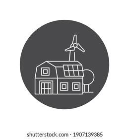 Farm management agriculture. Agricultural automation and robotics. Modern technologies. Smart farming black glyph icon. Greenhouse IOT. Sign for web page, app. UI UX design element. Editable stroke