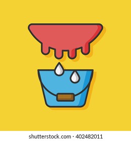 farm milk drink vector icon