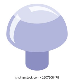 Farm mushroom icon. Isometric of farm mushroom vector icon for web design isolated on white background