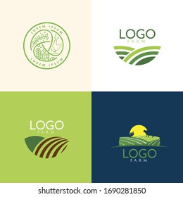 farm natural logo alternative design
