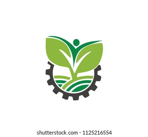 FARM NATURE INDUSTRIES PEOPLE LOGO