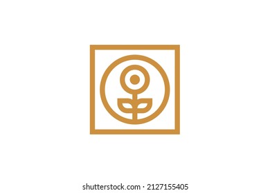 Logo de la granja y la naturaleza