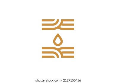 Farm and Nature monoline Logo