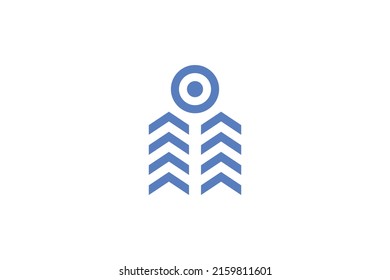 Farm and Nature Monoline Logo