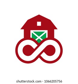 Farm nfinity Logo Icon Design