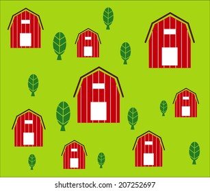 Farm Pattern Vector