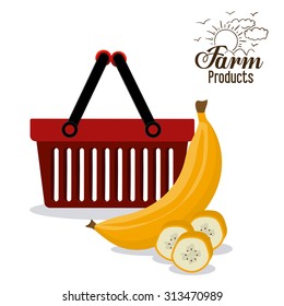 Farm Products digital design, vector illustration eps 10