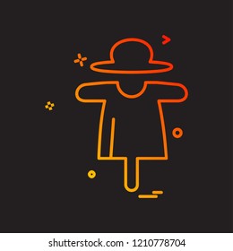 Farm puppet icon design vector