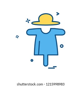Farm puppet icon design vector