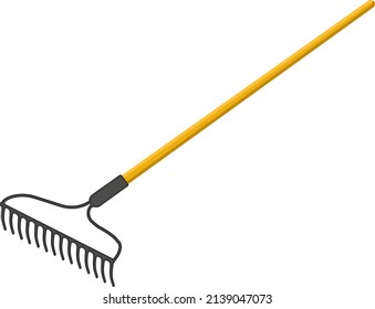 Bauernhöfe, Illustration, Vektorgrafik auf weißem Hintergrund.