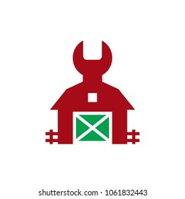 Farm Repair Logo Icon Design