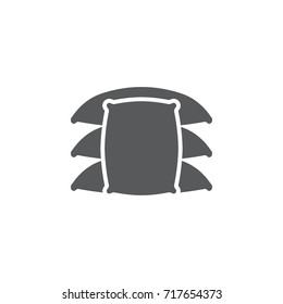 Farm Sack Isolated Icon On The White Background