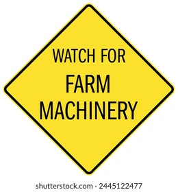 Farm safety sign and labels