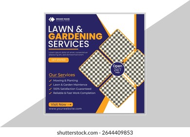 Farm social media post design