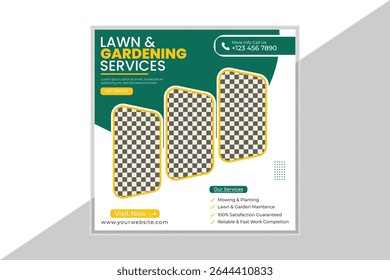 Farm social media post design
