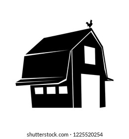 Farm Stable Building Icon