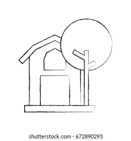 farm stable building icon