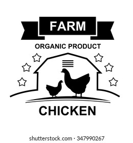 Farm stamps and labels vector