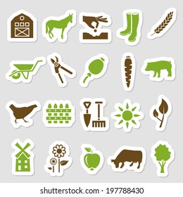 farm stickers