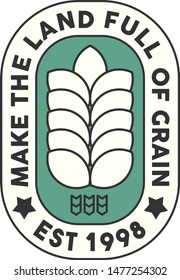 Farm Symbol Vintage Sign Label Product, Vector