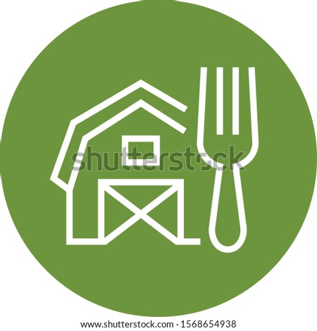 Farm To Table Outline Icon