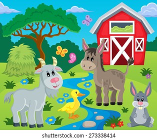 Farm topic image 7 - eps10 vector illustration.