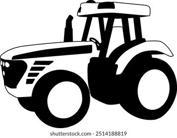 Farm Tractor Digital EPs Vector graphics File