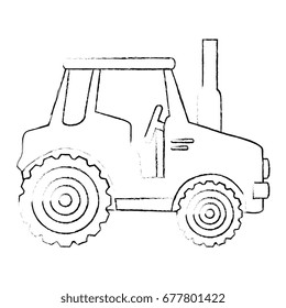 farm tractor icon