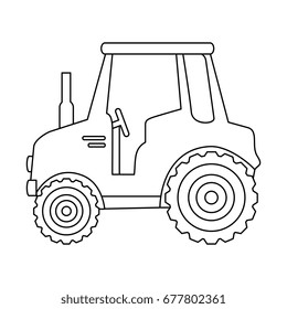 farm tractor icon